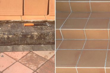 Terracotta Repaired, Cleaned, and Sealed