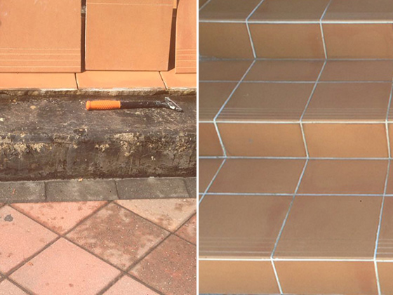 Terracotta Before and After